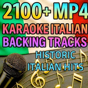 2100+ Video Karaoke Italiani MP4 | Basi Musicali Senza Voce con Testi | Hits Classici e Moderni [C10]