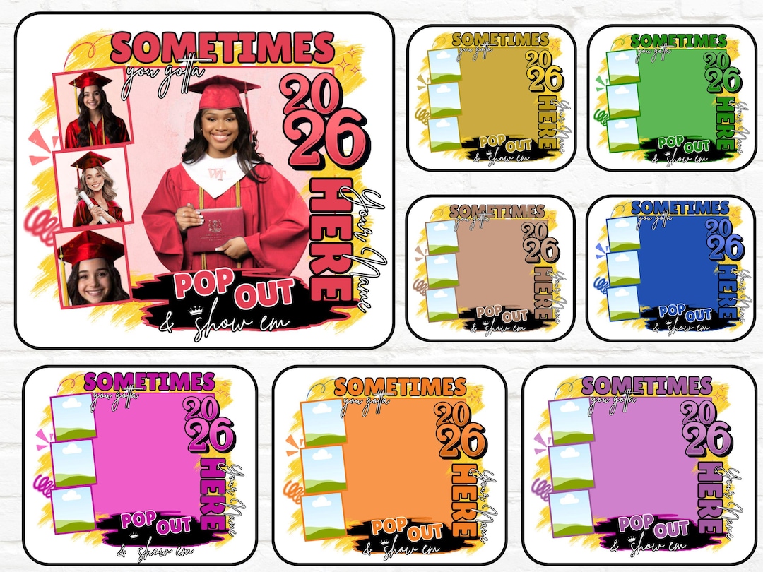 Graduate Arch Editable Canva Template 2026, Graduation Photo Frame ...