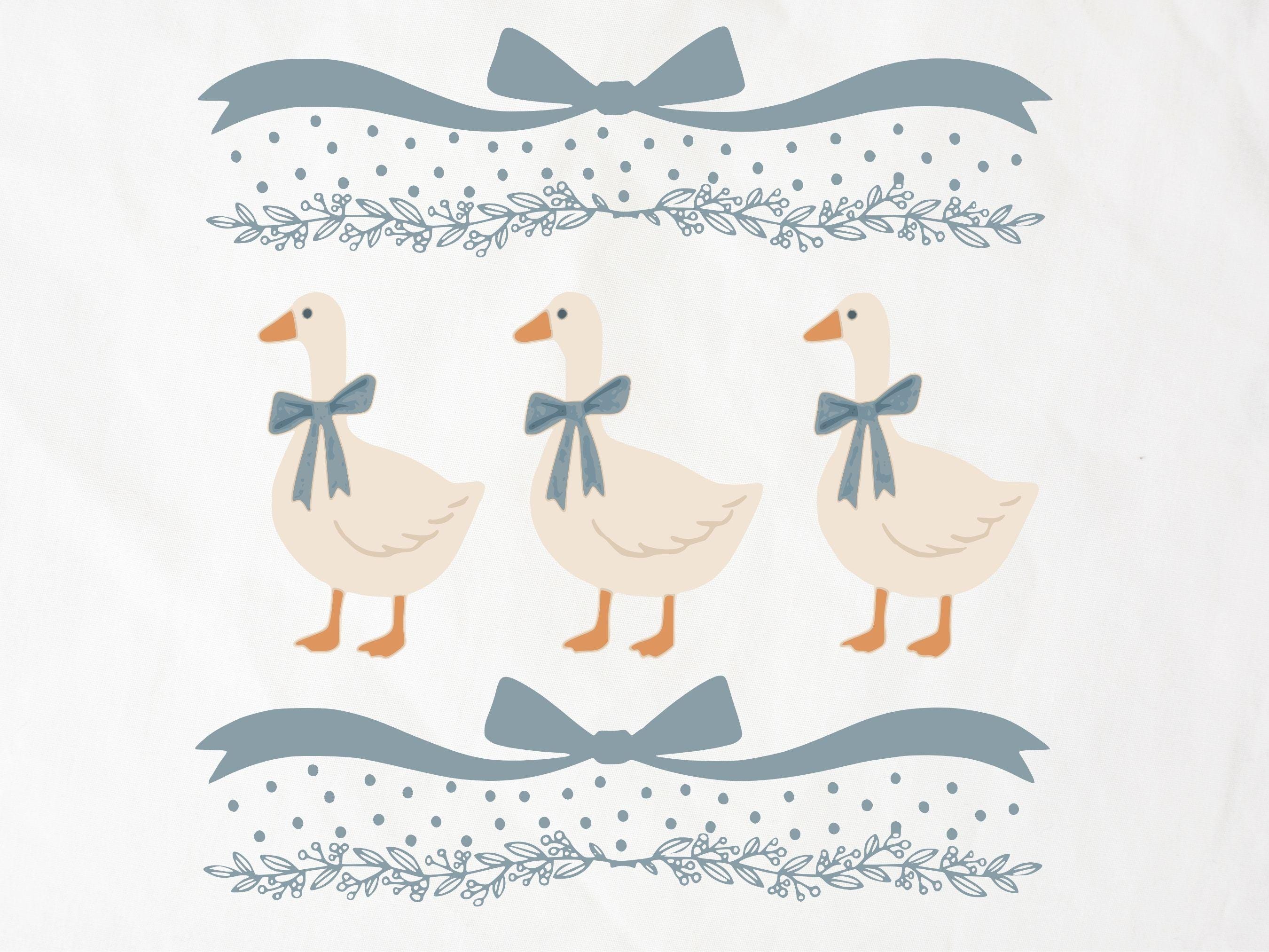 Blue Ribbon Goose PNG, Blue Ribbon Goose Png, Retro Goose Sublimation ...