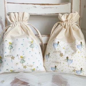 Fairy drawstring gift bag