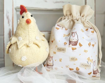 Sweet Easter chick treat bag