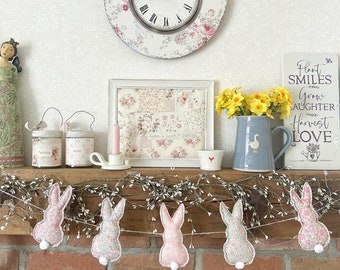 Liberty print bunny garland