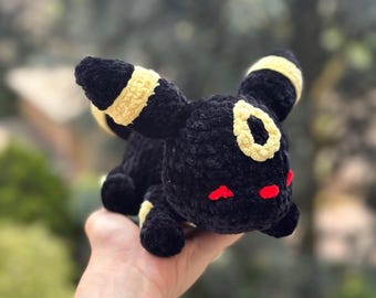 Slapende zwarte vos evolutie digitaal amigurumi-patroon