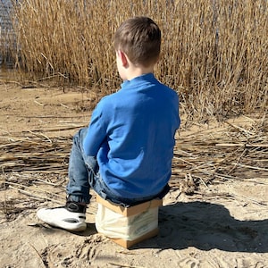 Faltbares Reisetöpfchen für Kinder, Tragbar, biologisch abbaubar, Notfall-Kindertoilette für Camping, Auto, Outdoor, umweltfreundlicher Karton