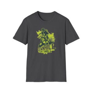 BMX Downhill Is My Thrill T-Shirt - Unisex Bike Racing Tee - MTB, Freestyle BMX Shirt - Adrenaline Junkie Gift - Cycling & Biking Apparel