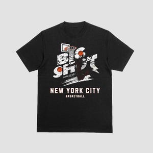 NBA City T-Shirt and Other Design Bundle | 5 Premium Graphics for Basketball Fans | Includes New York, Chicago, Los Angeles | PNG Download