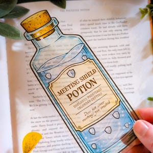 Marcapáginas Escudo de Reunión, Romántico, Divertido, Relacionado con el Trabajo, Armadura del Lunes, correo electrónico, Supervivencia ante la Fecha Límite