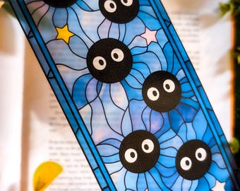 Anime Stained Glass Style Bookmark: Dust Dark Sprites