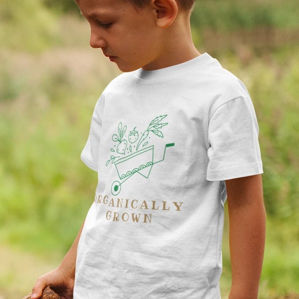 Bio-Kleinkind Shirt, Bauernhof T-Shirt, Bauernhof T-Shirt, Umweltfreundliches Kinder Shirt, Earth Day Shirt