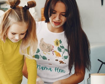 Mamá gallina pollo camisa amante Madre gallina pollo tee gallina y camisa chick para mamá Día de la Madre camiseta de pollo Día de la Madre Día de la Madre camisa amante de pollo