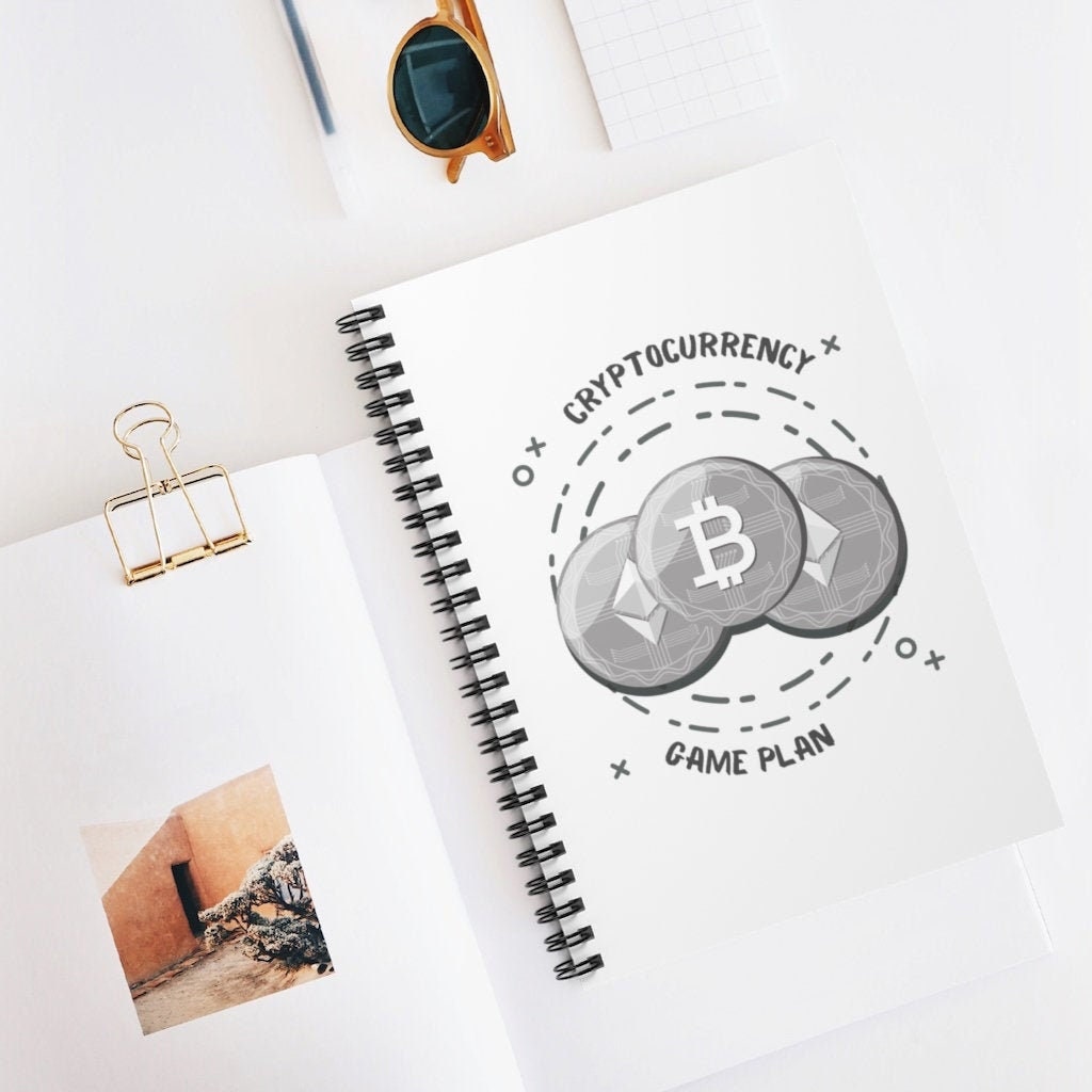 暗号通貨ゲームプラン ビットコイン イーサリアム スパイラルノート - 罫線 - Etsy 日本