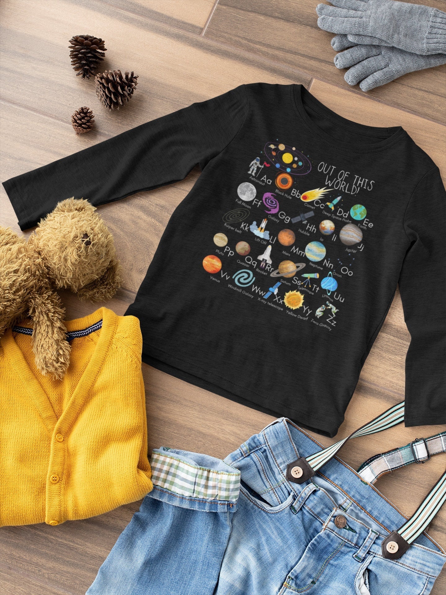 Starcove Galaxy Long Sleeve Men Button Up Shirt, Space Themed Stars Universe Cosmos Print Unique Buttoned Collar Dress Shirt with Chest Pocket L