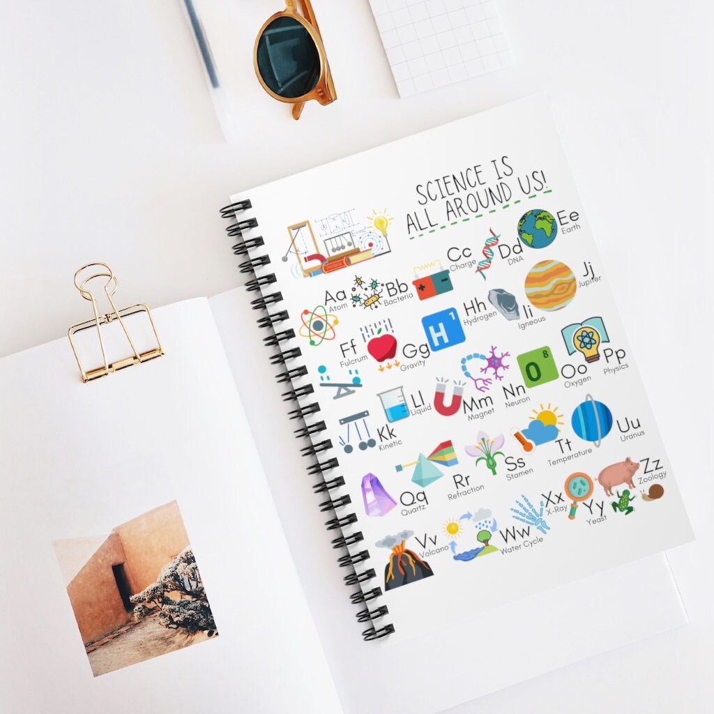 Science Notebook Name Science Teacher Alphabet Notebook, Science is All Around Us Teacher ...