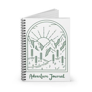 Adventure Journal, Camping and Travel Notebook, Trailer Life Notebook Journal, Traveling Vacation Journal, RV Travel Gift, Travel Lover Gift