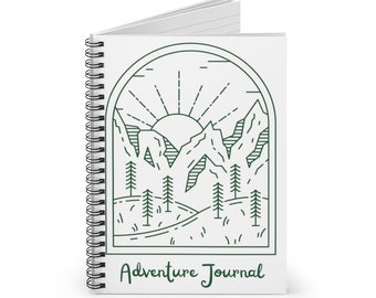 Journal d’aventure, Carnet de camping et de voyage, Journal du carnet de vie de la remorque, Journal des vacances itinérantes, Cadeau de voyage pour VR, Cadeau d’amoureux des voyages