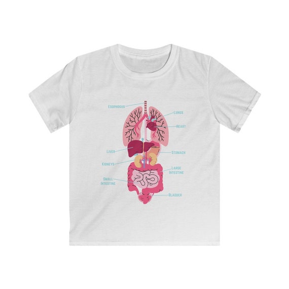Inside My Body Kid's Science Shirt, Body Organs Science