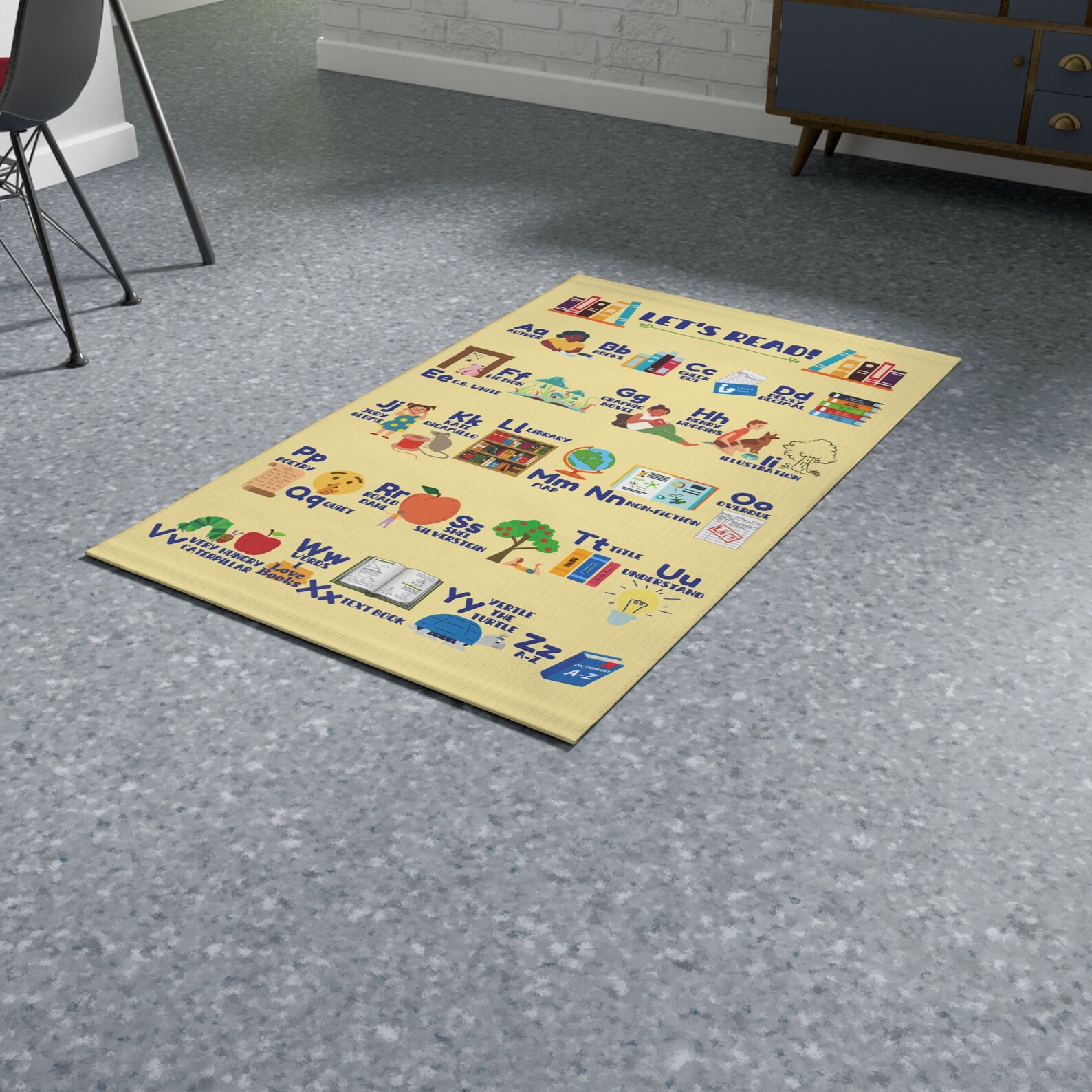 Reading Rug Drawing Reading Alphabet Classroom Reading Rug, Reading Nook Rug, All About ...