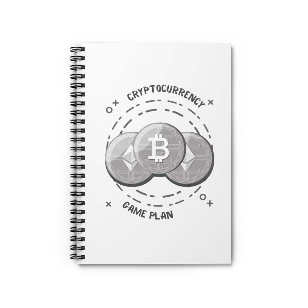 暗号通貨ゲームプラン ビットコイン イーサリアム スパイラルノート - 罫線 - Etsy 日本