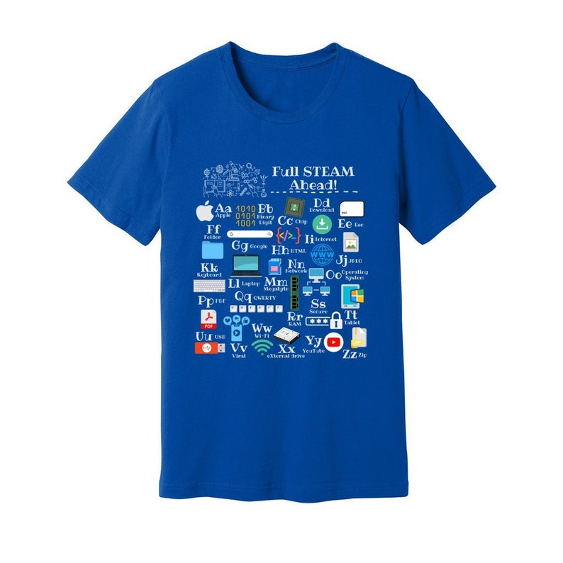 Technology Teacher Alphabet Shirt, STEAM Classroom Teacher Shirt, Computer Science Teacher Shirt, Elementary Tech Teacher Shirt, STEM Shirt image 6