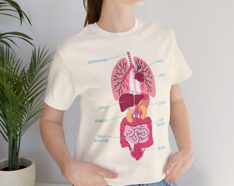 In meinem Körper Erwachsenen Wissenschaft Shirt, Körper Organe Wissenschaft Shirt für Lehrer, Blick in meinen Körper Anatomie T-Shirt für Lehrer
