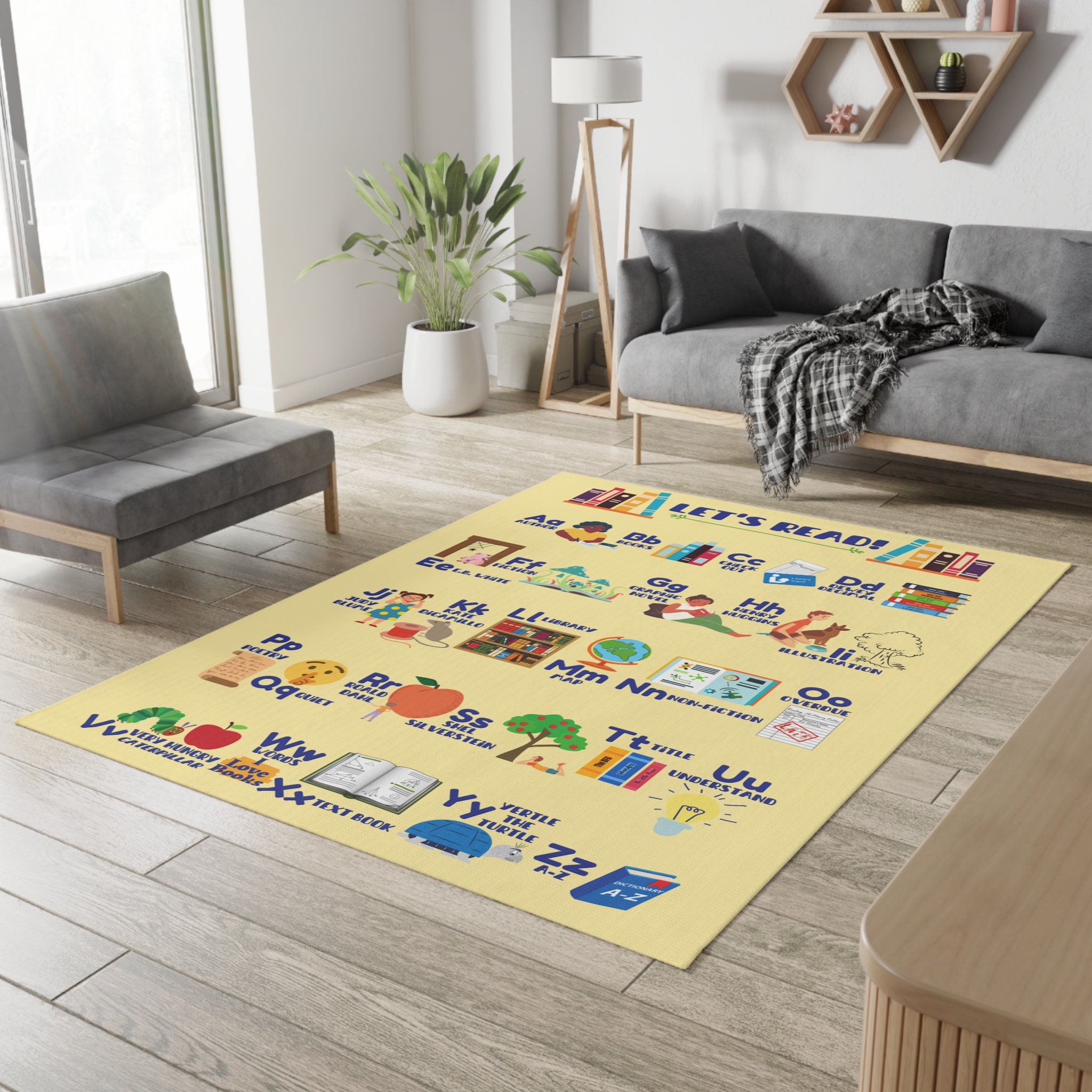Reading Rug Drawing Reading Alphabet Classroom Reading Rug, Reading Nook Rug, All About ...