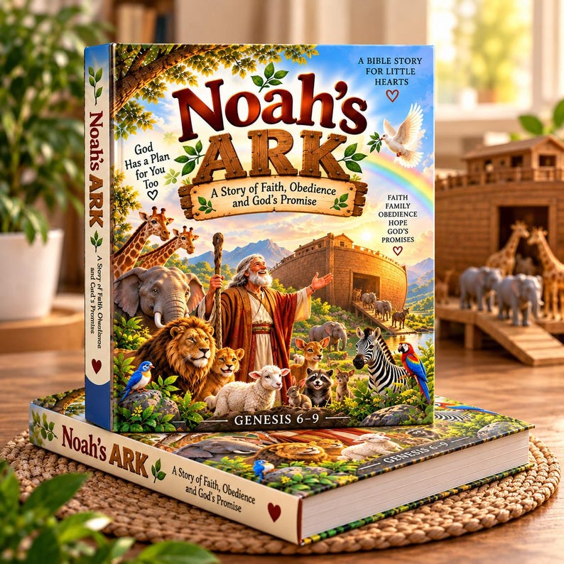 Noah's Ark Story & Activities | Printable Nursery Guide for Kids Bible ...