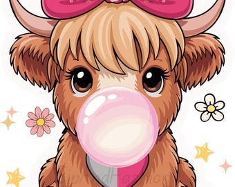 Vaca PNG / Arte infantil de dibujos animados de vaca.