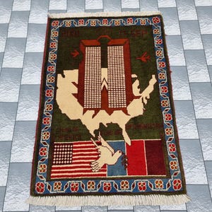 Afghan War Rug - Etsy