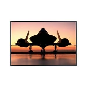 SR-71 Blackbird Poster – Skunkworks Military Jet Wall Art, Aviation Photography Print, Gift for Pilots & Aerospace Enthusiasts