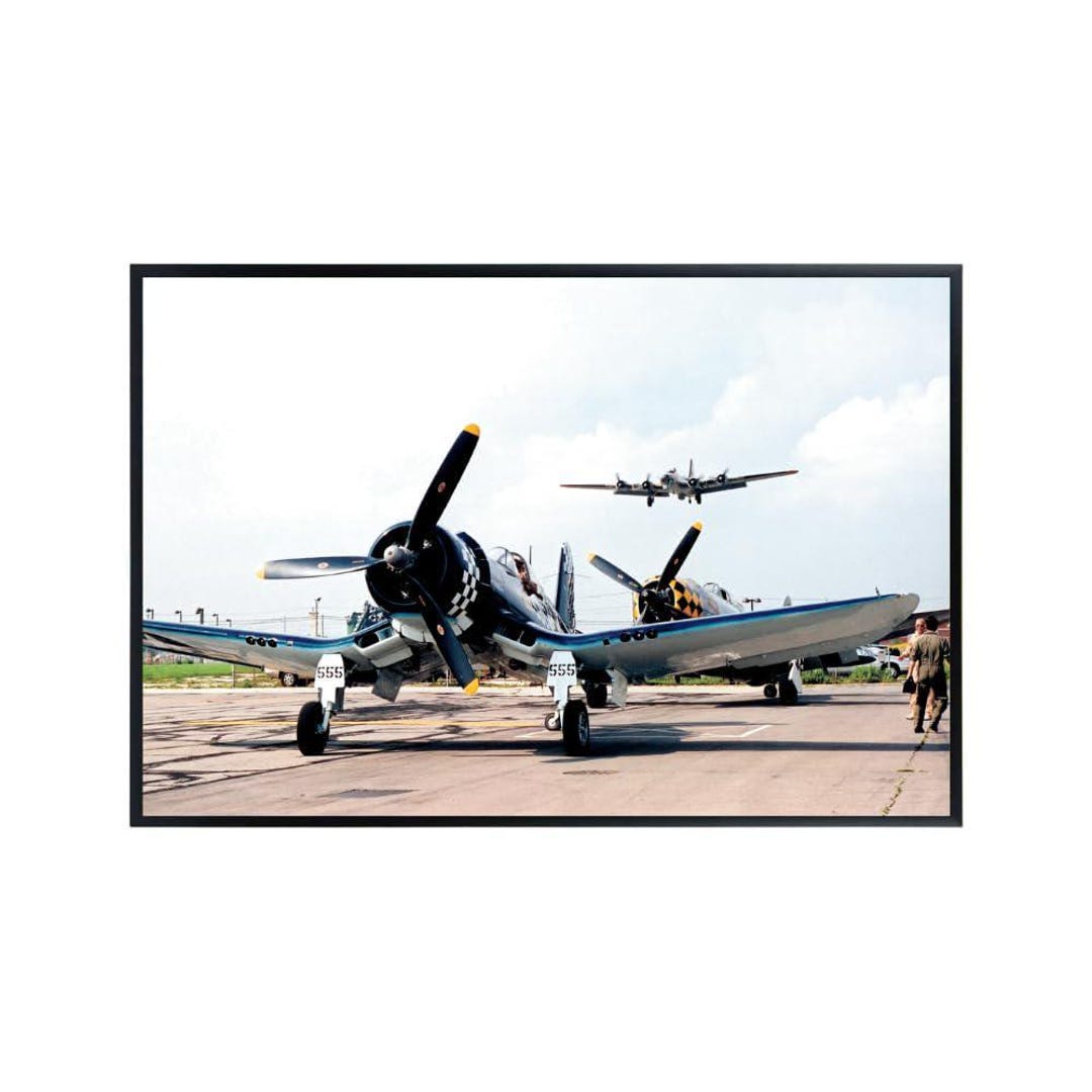 Vought F4U Corsair Poster – Vintage WWII Warbird Wall Art Print - Etsy