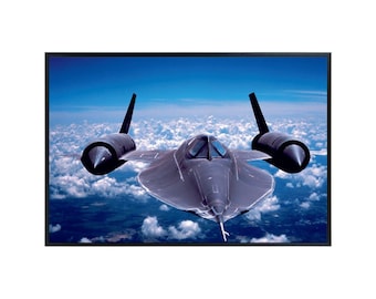SR-71 Blackbird Poster: Aviation Photography Print, Gift for Pilots (11x17 Unframed