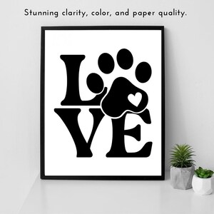Dog Wall Art - Dog Decor - Dog Love decoration, room decor, wall decor, home decor - Gifts for Pet Lovers
