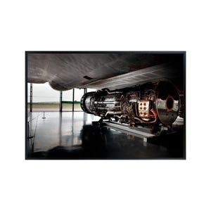 SR-71 Blackbird Triebwerk Poster: Aviation Blueprint Wandkunst für Luft- und Raumfahrt-Enthusiasten