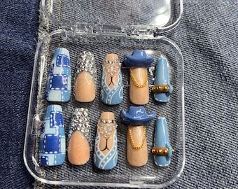 Juego de uñas Celestine