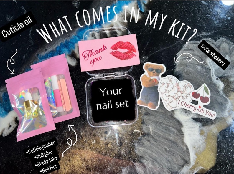 On Celestine nail set image 3