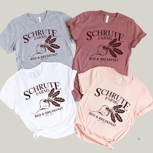 Schrute Farms T-Shirt: The Office Funny Cotton Tee