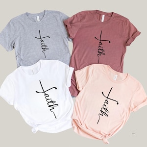 Faith Cross T-Shirt: Unisex Christian Tee, Love & Grace