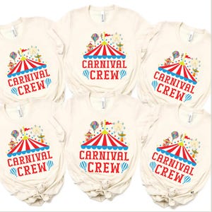 Carnival Crew Shirt: Cotton Birthday Party Tee
