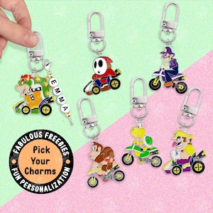 Mario Bowser Leuke Sleutelhanger Beste Vrienden Sleutelhangers Mario Kart Gaming Sleutelhanger Paar Sleutelhanger Cadeau Y2K Sleutelhanger Bag Tag Sleutelhanger