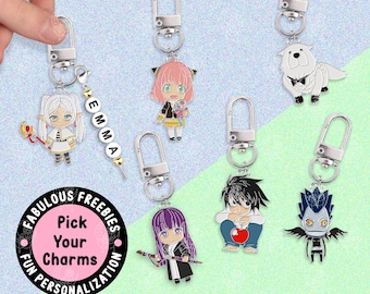 Llaveros Frieren, llaveros de mejores amigos, llaveros de espías, llaveros de anime, llaveros de pareja, llaveros Y2K, llaveros con etiqueta para bolso.