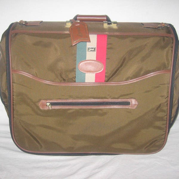 Leather Garment Bag Etsy