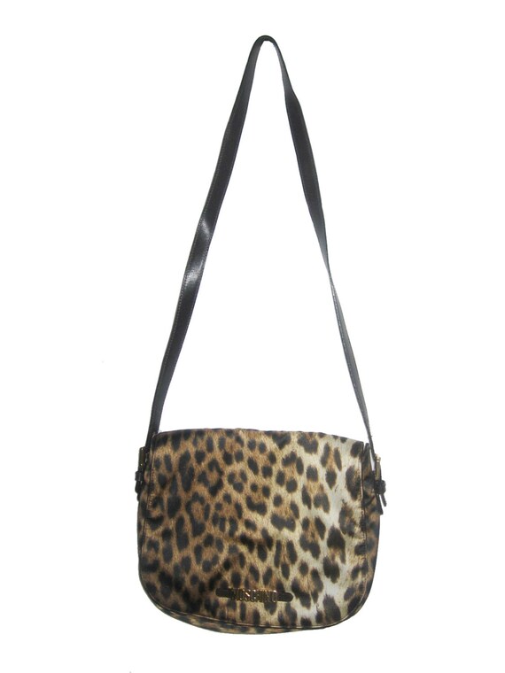 moschino leopard print bag