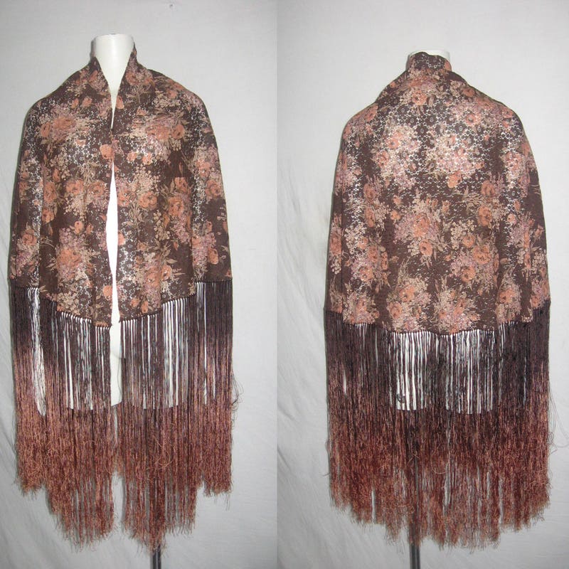 fringed piano shawl