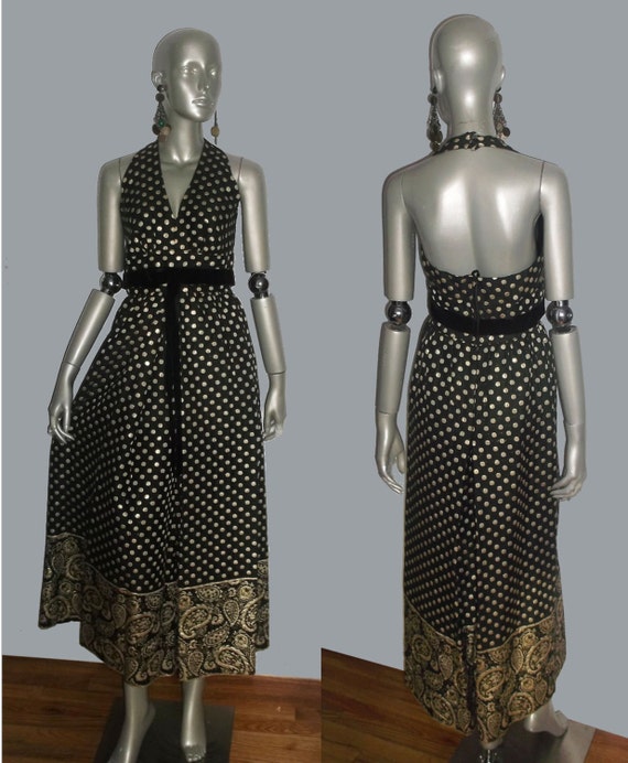 Vintage Stunning NWT Unworn Sue Saunders Black Met