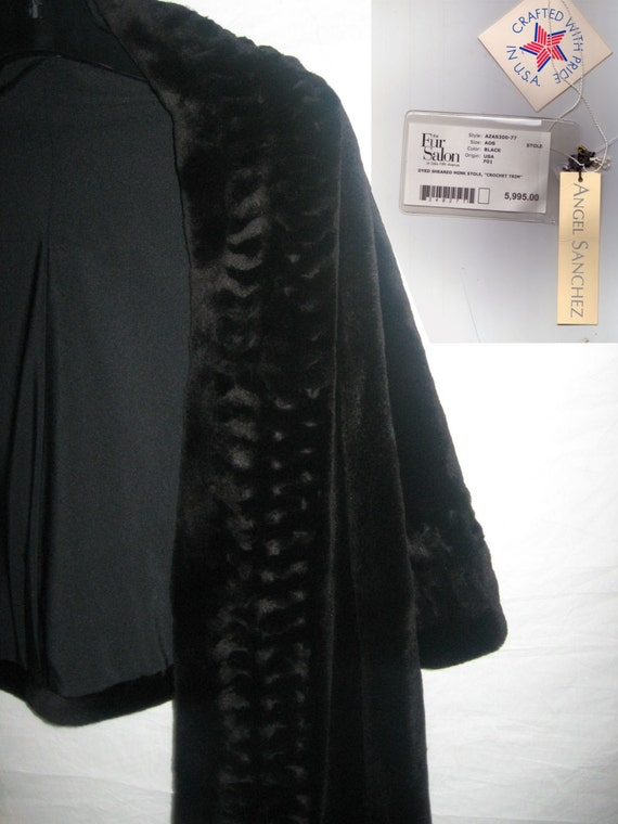 Vintage Rare Designer Angel Sanchez Fabulous Blac… - image 3