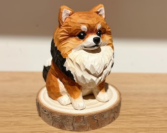 手彫りの木製犬の置物：バリ島の座り彫刻 - Etsy 日本