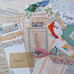 Kit di journaling per lo studio della Bibbia su ordinazione - Fatto a mano - Scegli il tuo libro della Bibbia