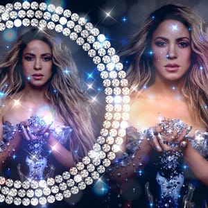 Shakira Tumbler Design, PNG Vector, 20oz (Digital Download)