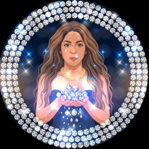 Shakira Vector Design, PNG (Digital Download)