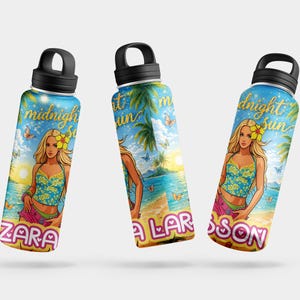 Zara Larsson middernachtzon bekerontwerp, tropisch strand, png (digitale download) afbeelding 4